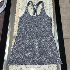 Lululemon racerback tank top with abstract print